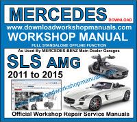 Mercedes SLS AMG service repair workshop manual